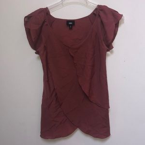 Light maroon top